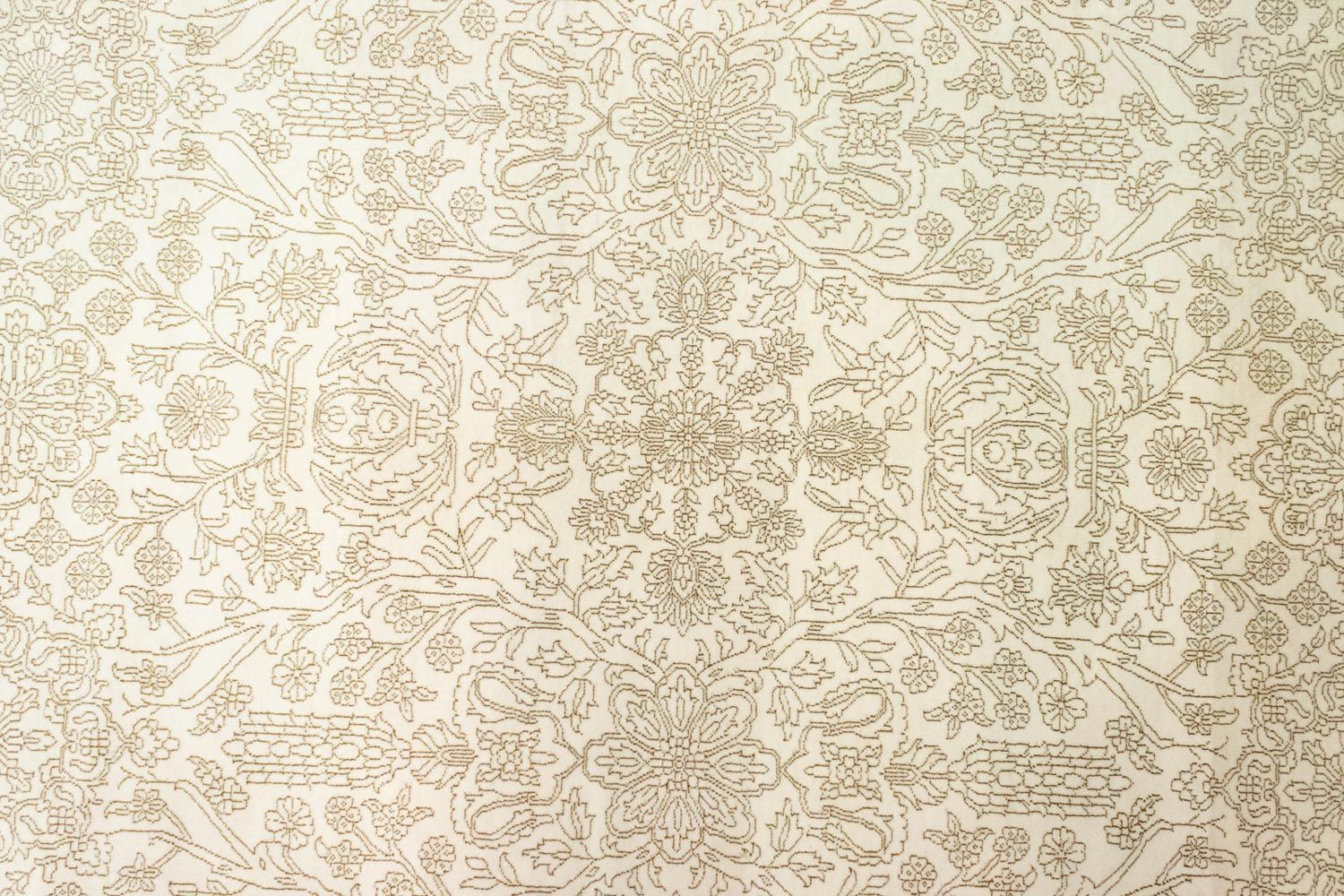 Designer tæppe - 357 x 251 cm - beige