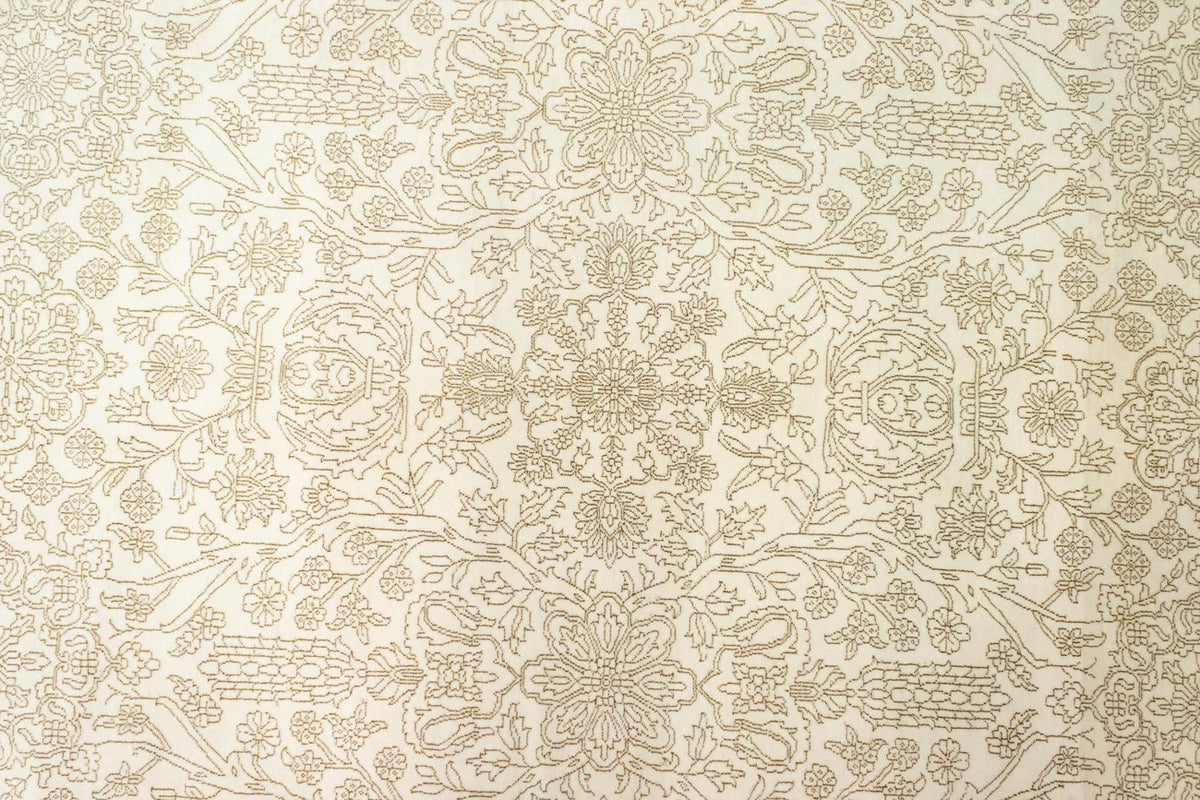 Designer tæppe - 357 x 251 cm - beige