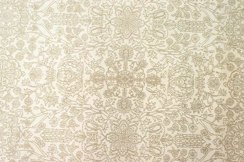 Designer tæppe - 357 x 251 cm - beige