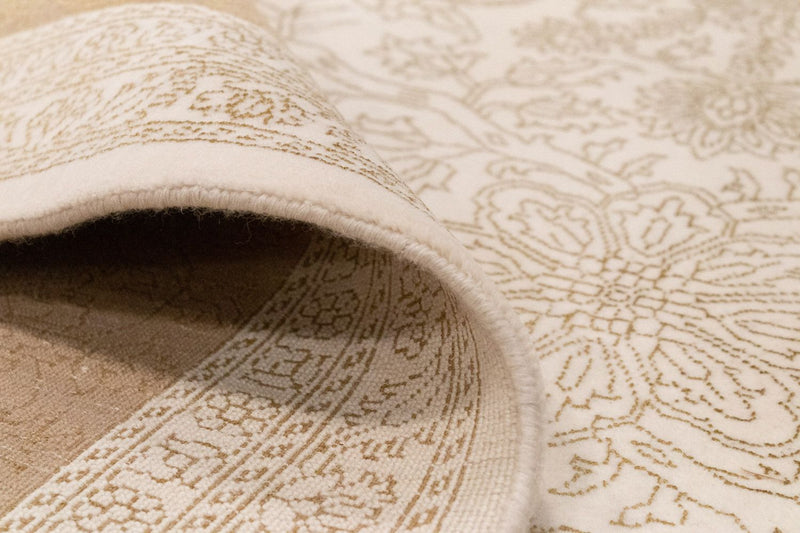 Designer tæppe - 357 x 251 cm - beige