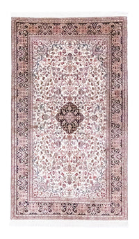 Silketæppe - Kashmir Silk - 161 x 93 cm - blå