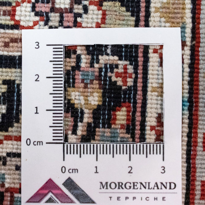 Silketæppe - Kashmir Silk - 161 x 93 cm - blå