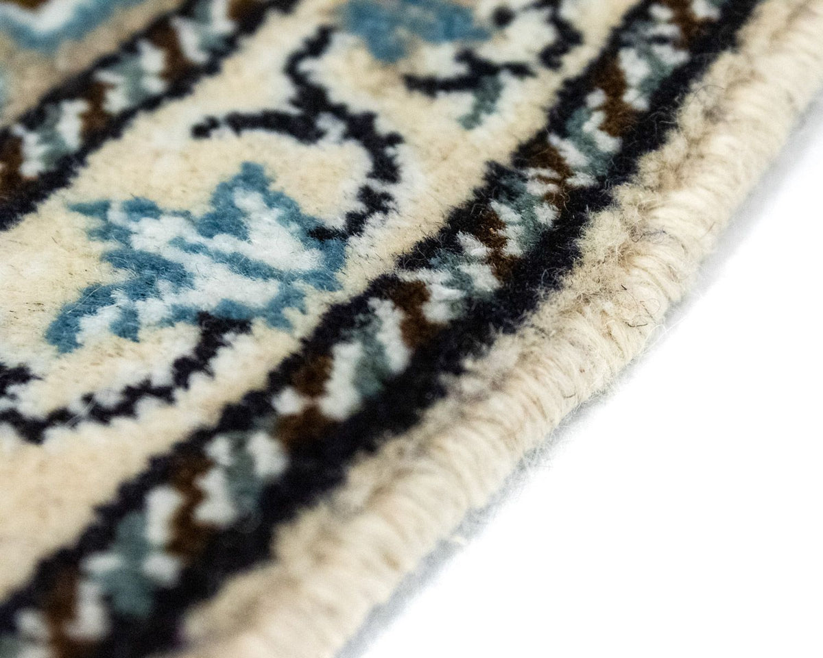 Persisk tæppe - Nain - 60 x 40 cm - mørkeblå