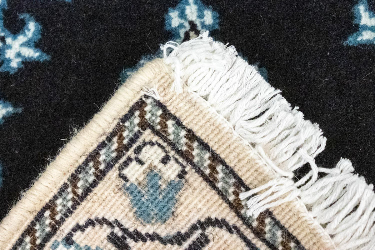 Persisk tæppe - Nain - 60 x 40 cm - mørkeblå