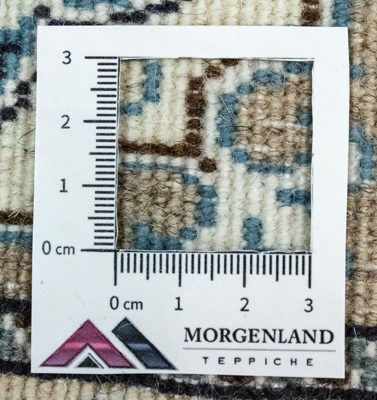 Persisk tæppe - Nain - 60 x 40 cm - mørkeblå