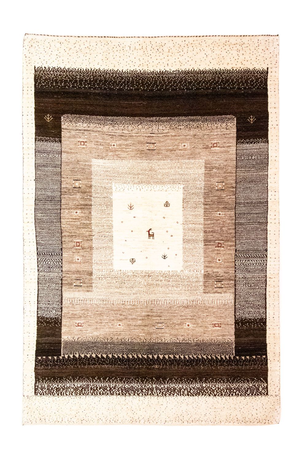 Gabbeh Tæppe - Loribaft Persisk - 248 x 162 cm - flerfarvet