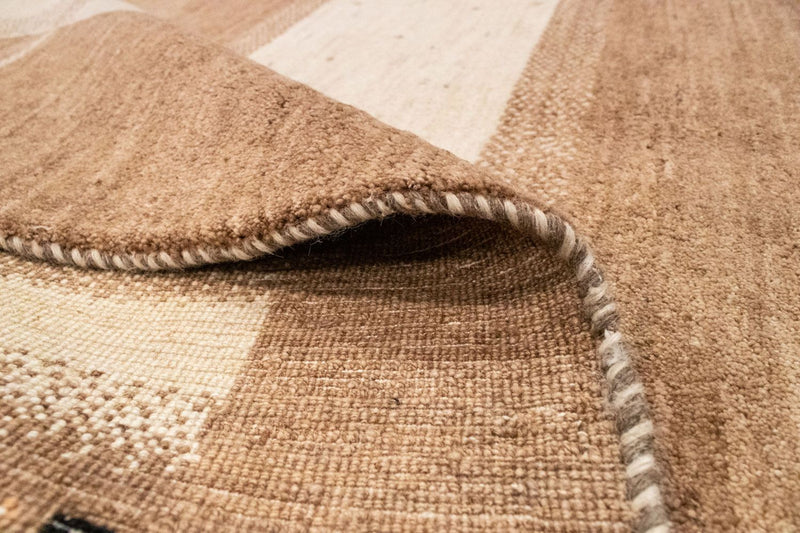 Gabbeh Tæppe - Loribaft Persisk - 230 x 159 cm - brun