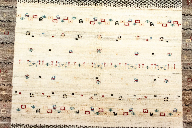 Gabbeh Tæppe - Loribaft Persisk - 260 x 170 cm - farvet