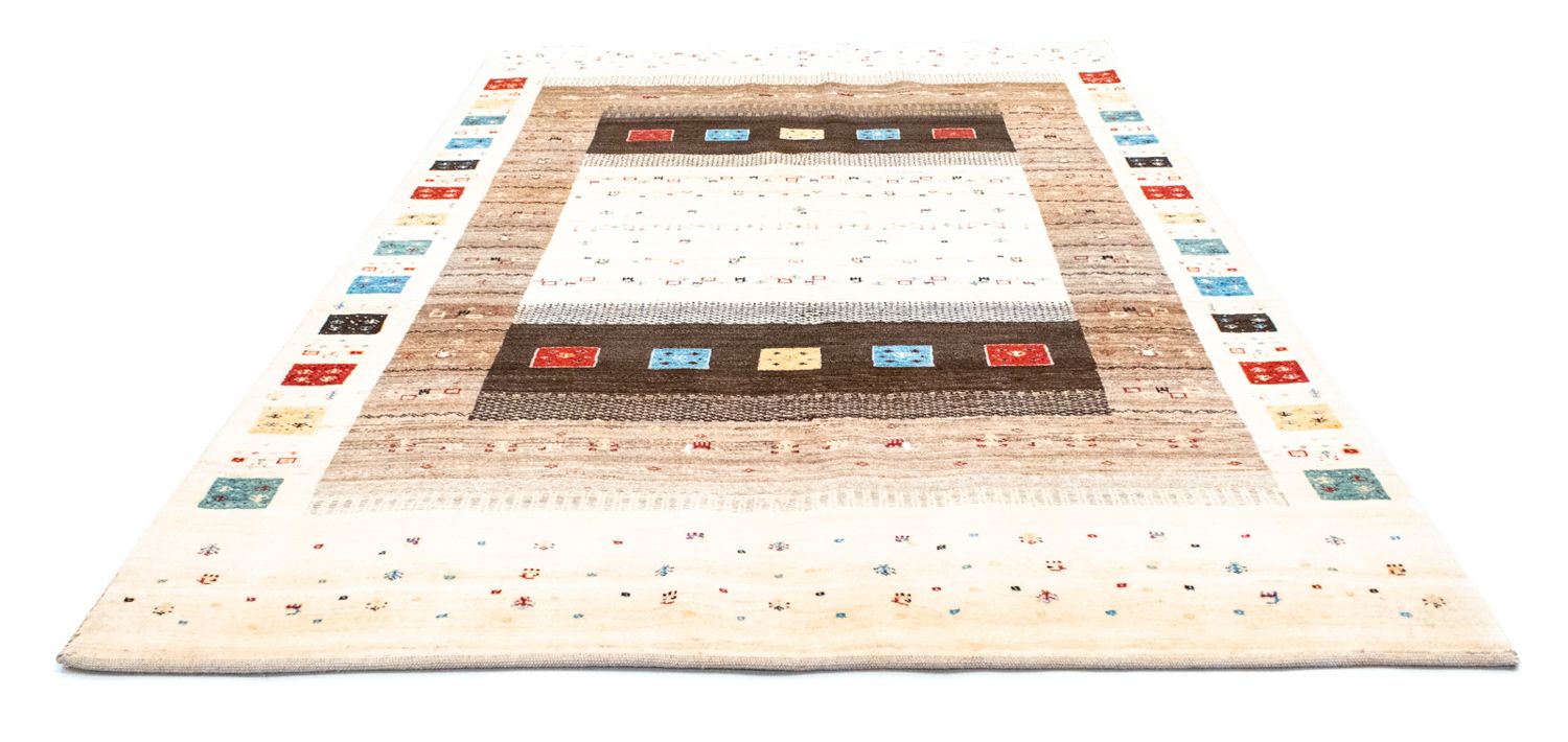 Gabbeh Tæppe - Loribaft Persisk - 260 x 170 cm - farvet