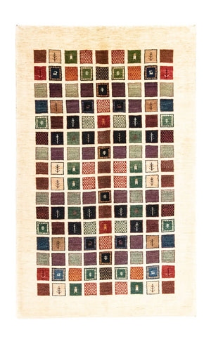 Gabbeh Tæppe - Loribaft Persisk - 247 x 152 cm - farvet