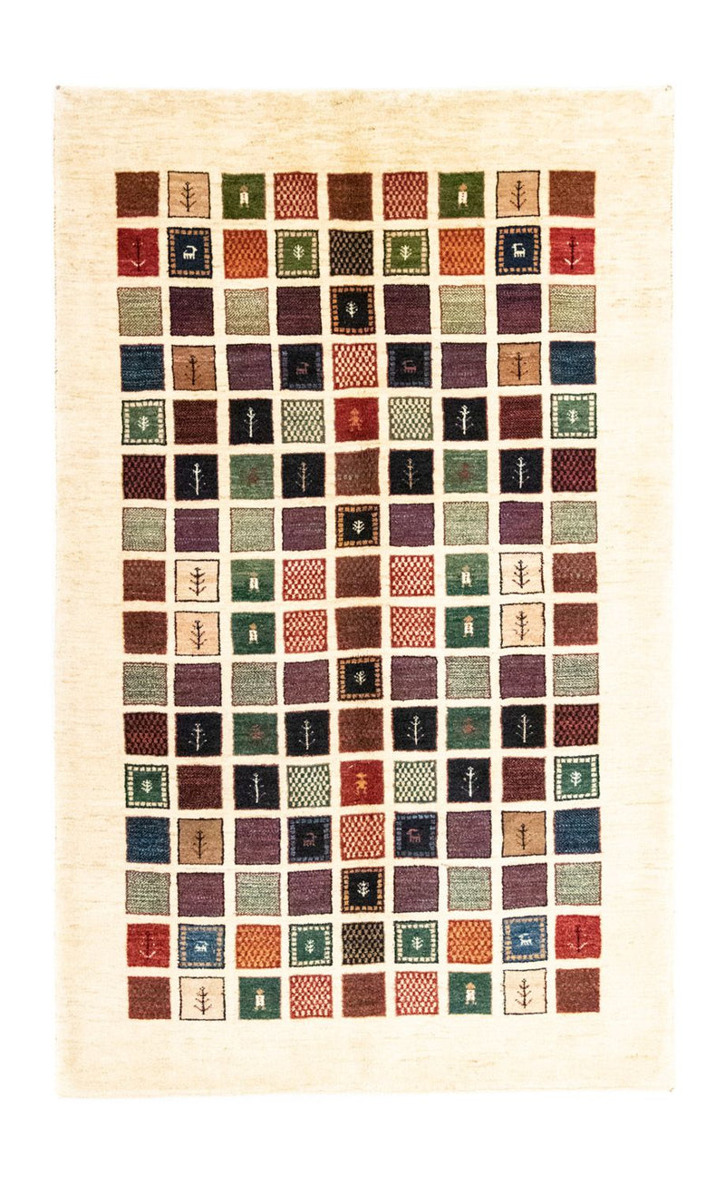 Gabbeh Tæppe - Loribaft Persisk - 247 x 152 cm - farvet