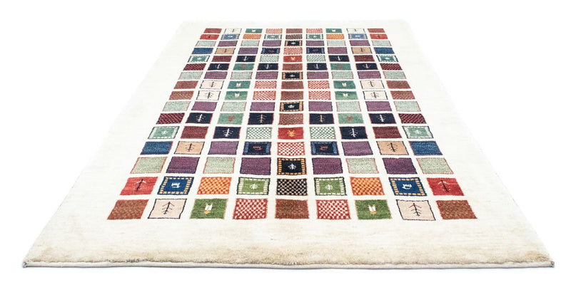Gabbeh Tæppe - Loribaft Persisk - 247 x 152 cm - farvet