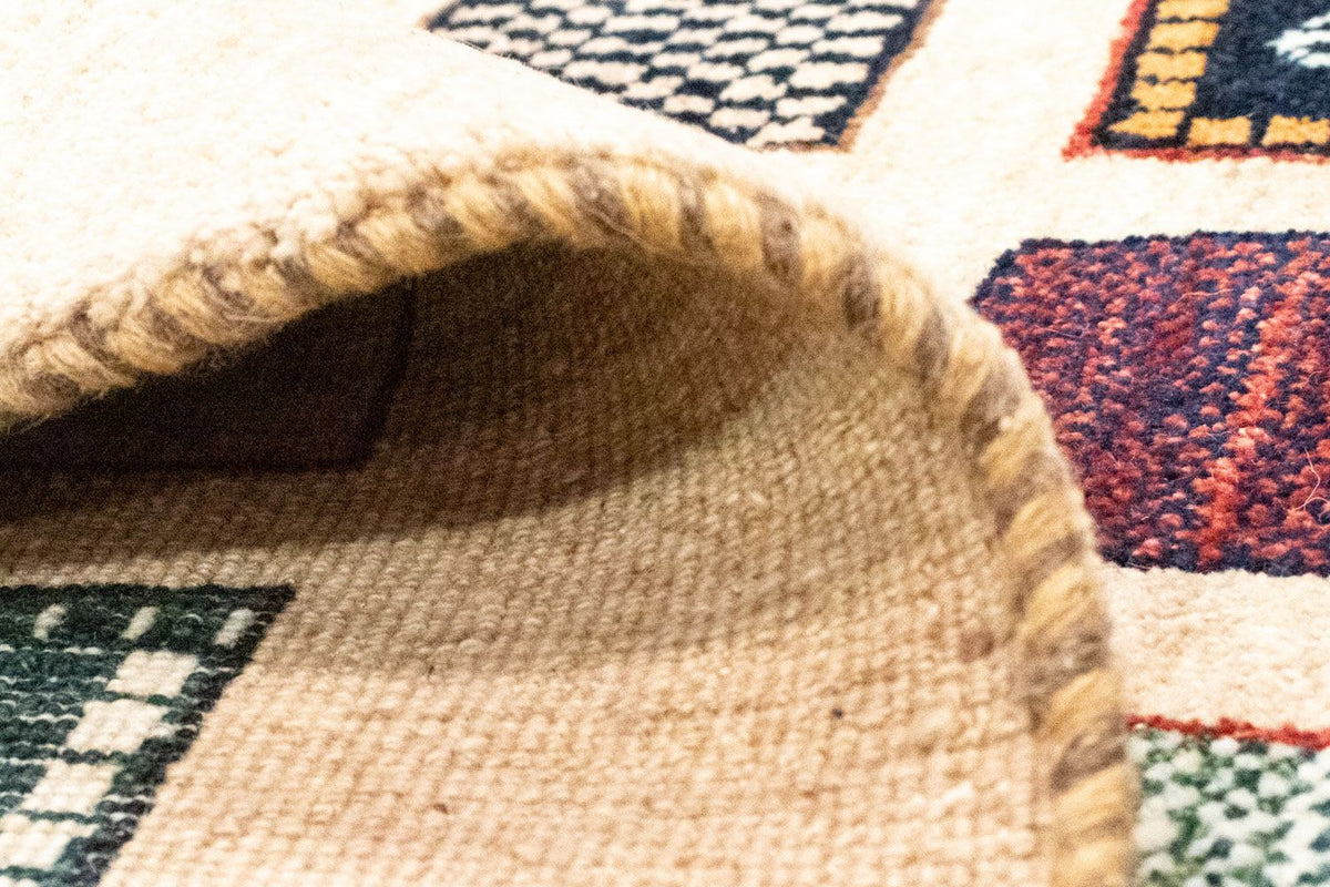 Gabbeh Tæppe - Loribaft Persisk - 250 x 160 cm - farvet