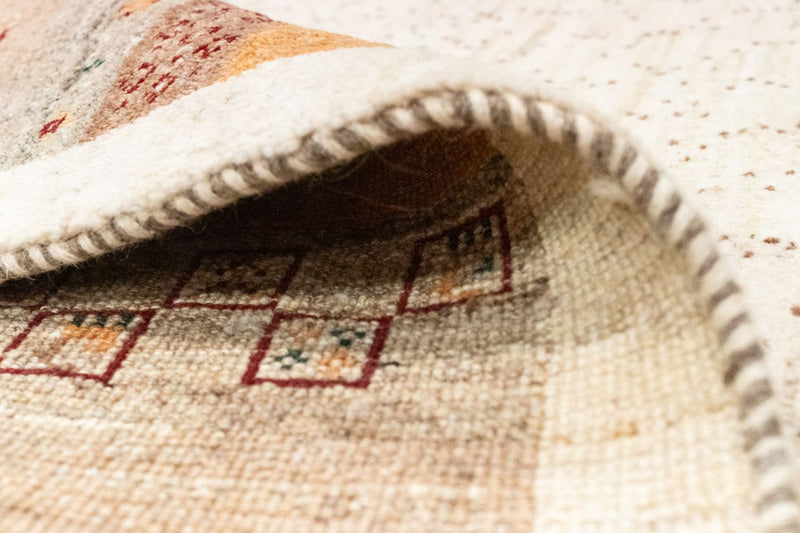 Gabbeh Tæppe - Loribaft Persisk - 237 x 200 cm - beige
