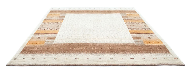 Gabbeh Tæppe - Loribaft Persisk - 237 x 200 cm - beige