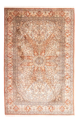 Silketæppe - Kashmir Silk - 279 x 185 cm - brun
