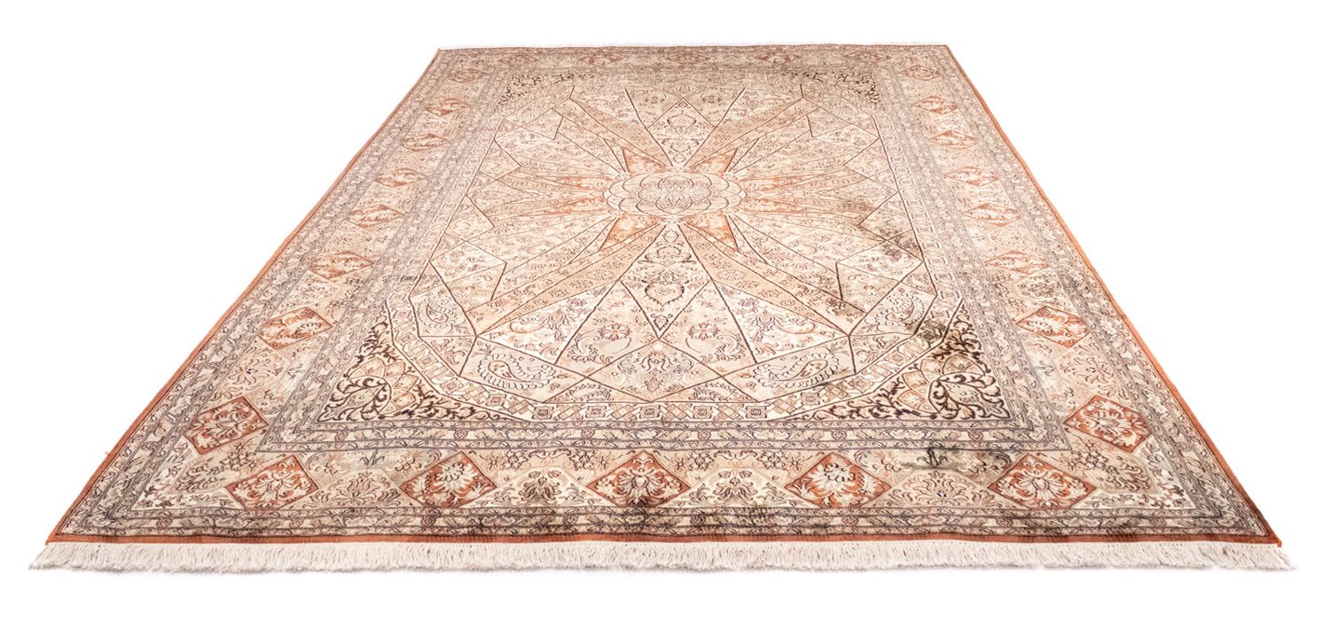 Silketæppe - Kashmir Silk - 279 x 185 cm - brun