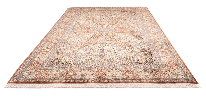 Silketæppe - Kashmir Silk - 279 x 185 cm - brun