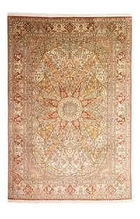 Silketæppe - Kashmir Silk - 270 x 185 cm - brun