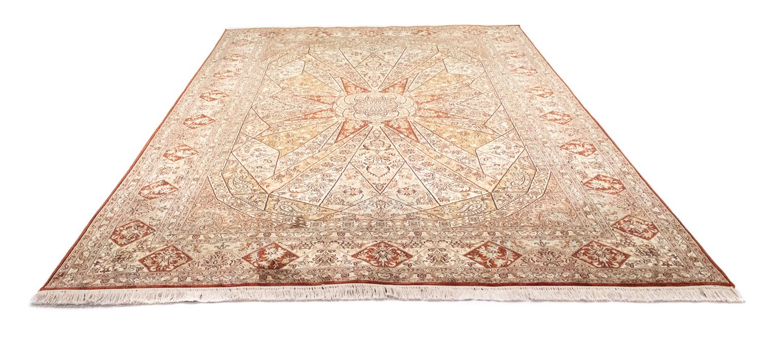 Silketæppe - Kashmir Silk - 270 x 185 cm - brun
