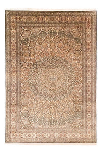 Silketæppe - Kashmir Silk - 280 x 185 cm - brun