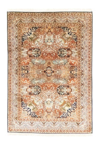 Silketæppe - Kashmir Silk - 229 x 152 cm - beige