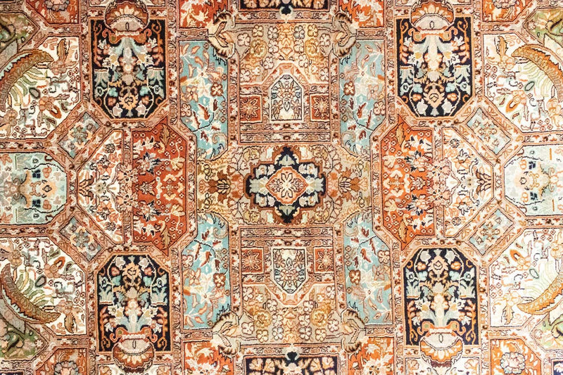 Silketæppe - Kashmir Silk - 229 x 152 cm - beige