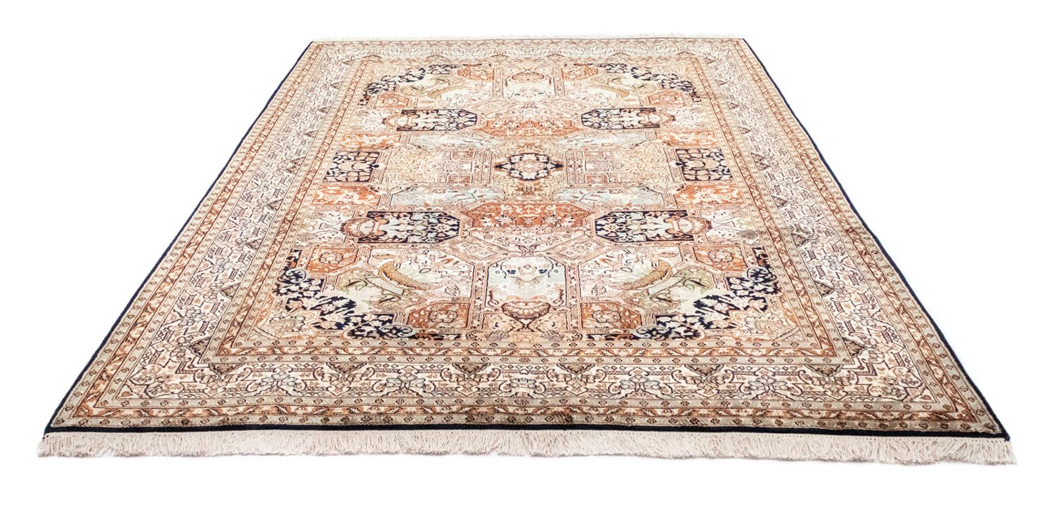 Silketæppe - Kashmir Silk - 229 x 152 cm - beige