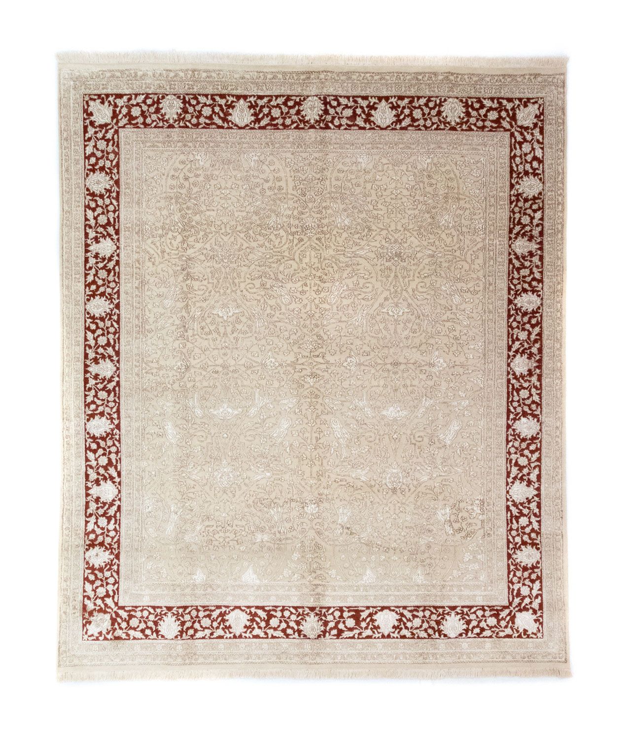 Designer tæppe - 295 x 250 cm - brun