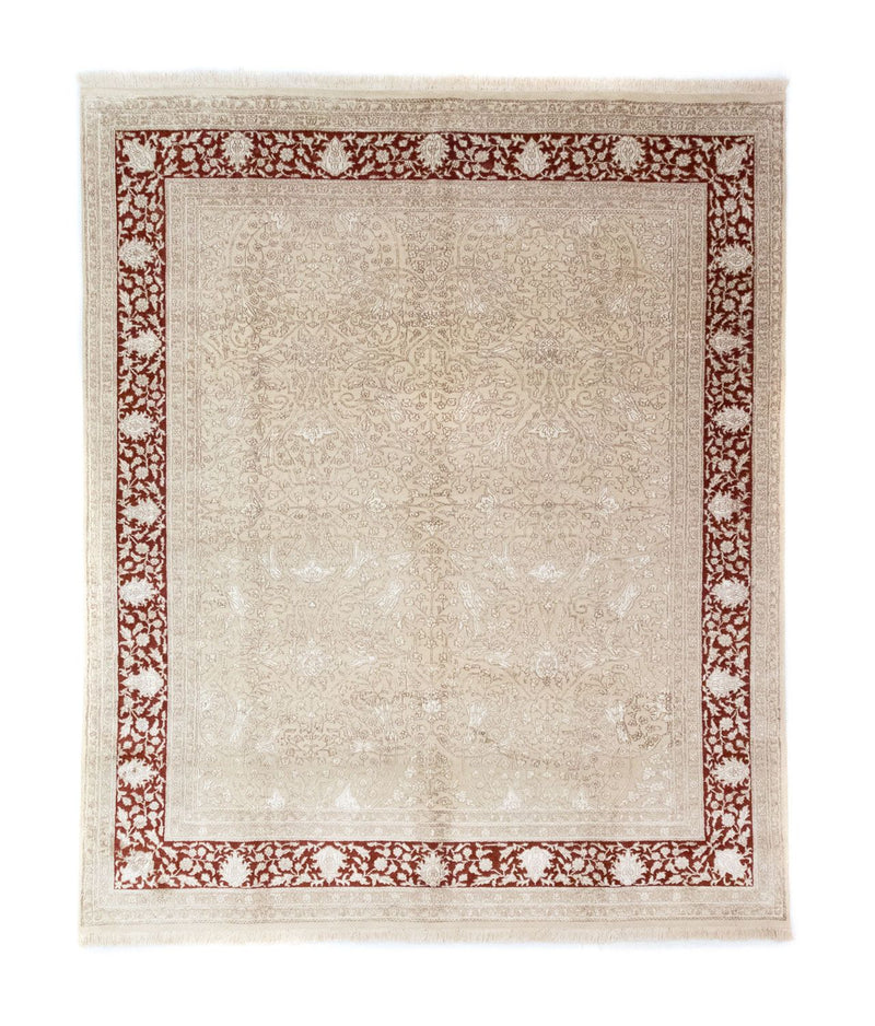 Designer tæppe - 295 x 250 cm - brun