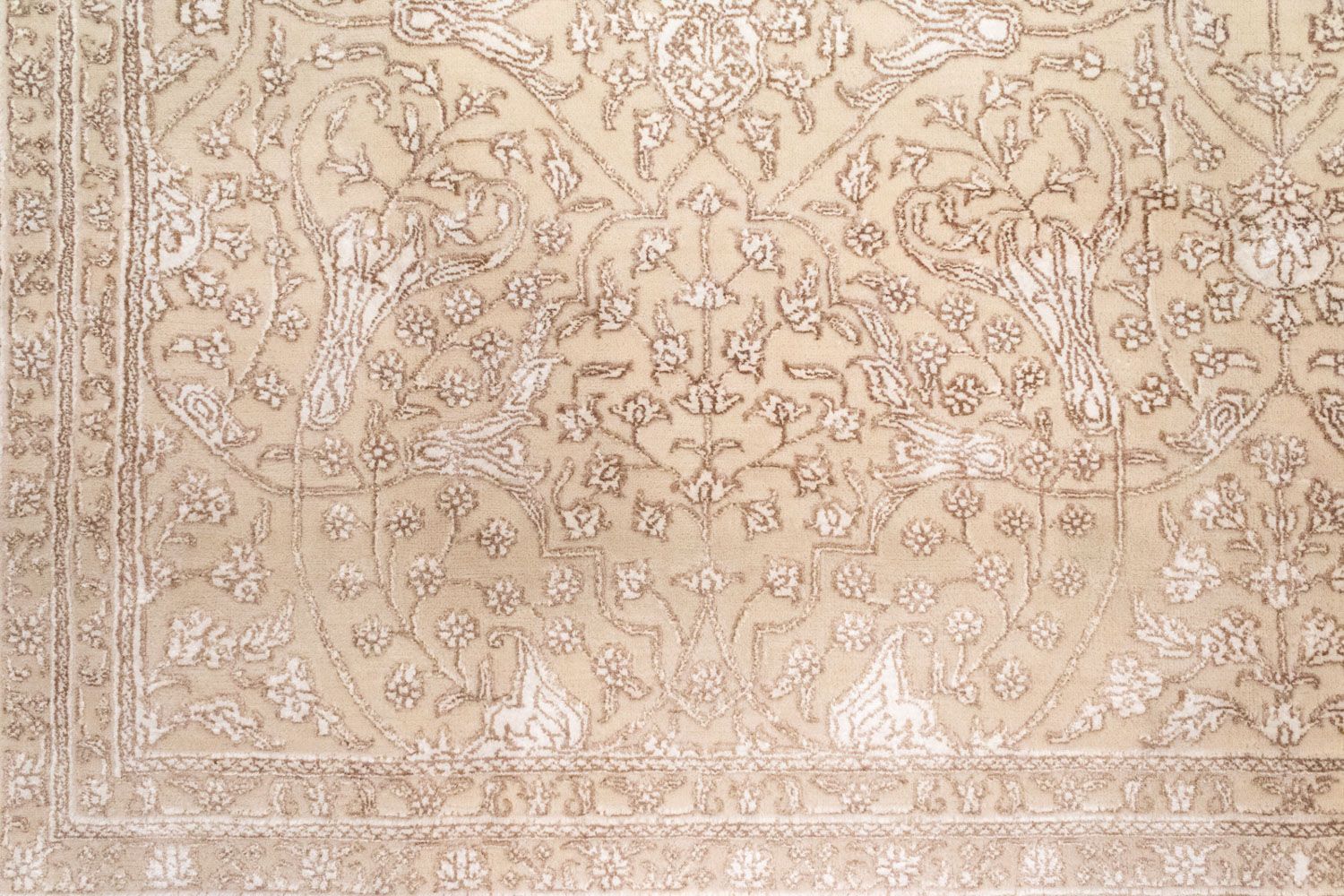 Designer tæppe - 295 x 250 cm - brun