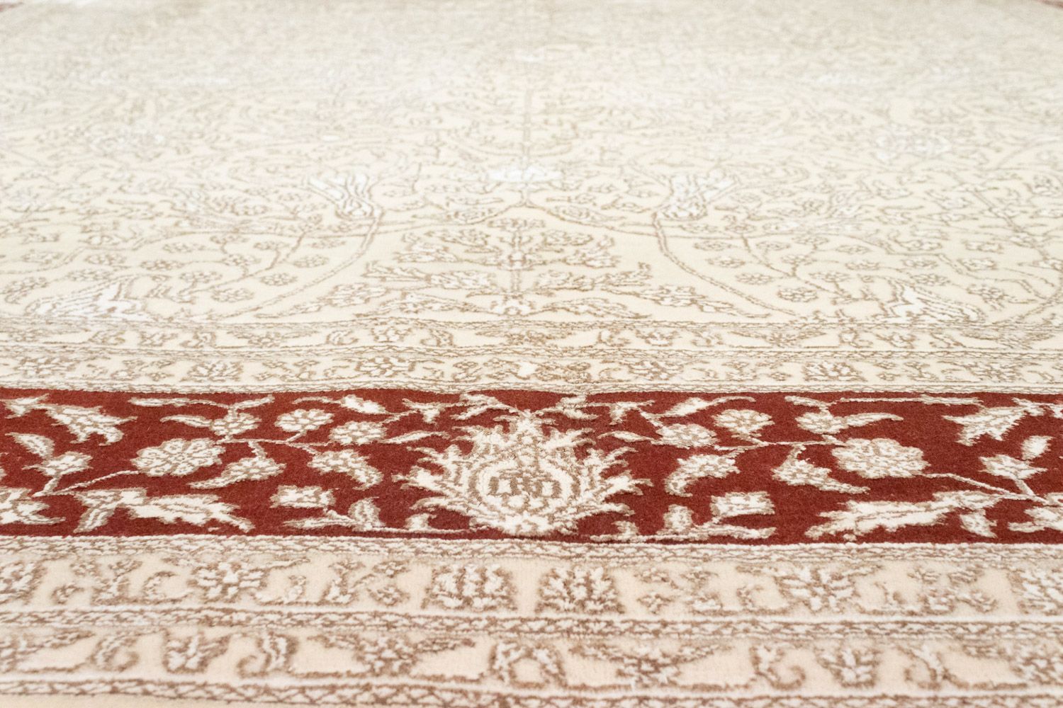 Designer tæppe - 295 x 250 cm - brun