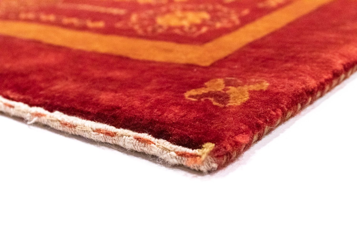 Gabbeh Tæppe - Loribaft Persisk - 235 x 174 cm - rød