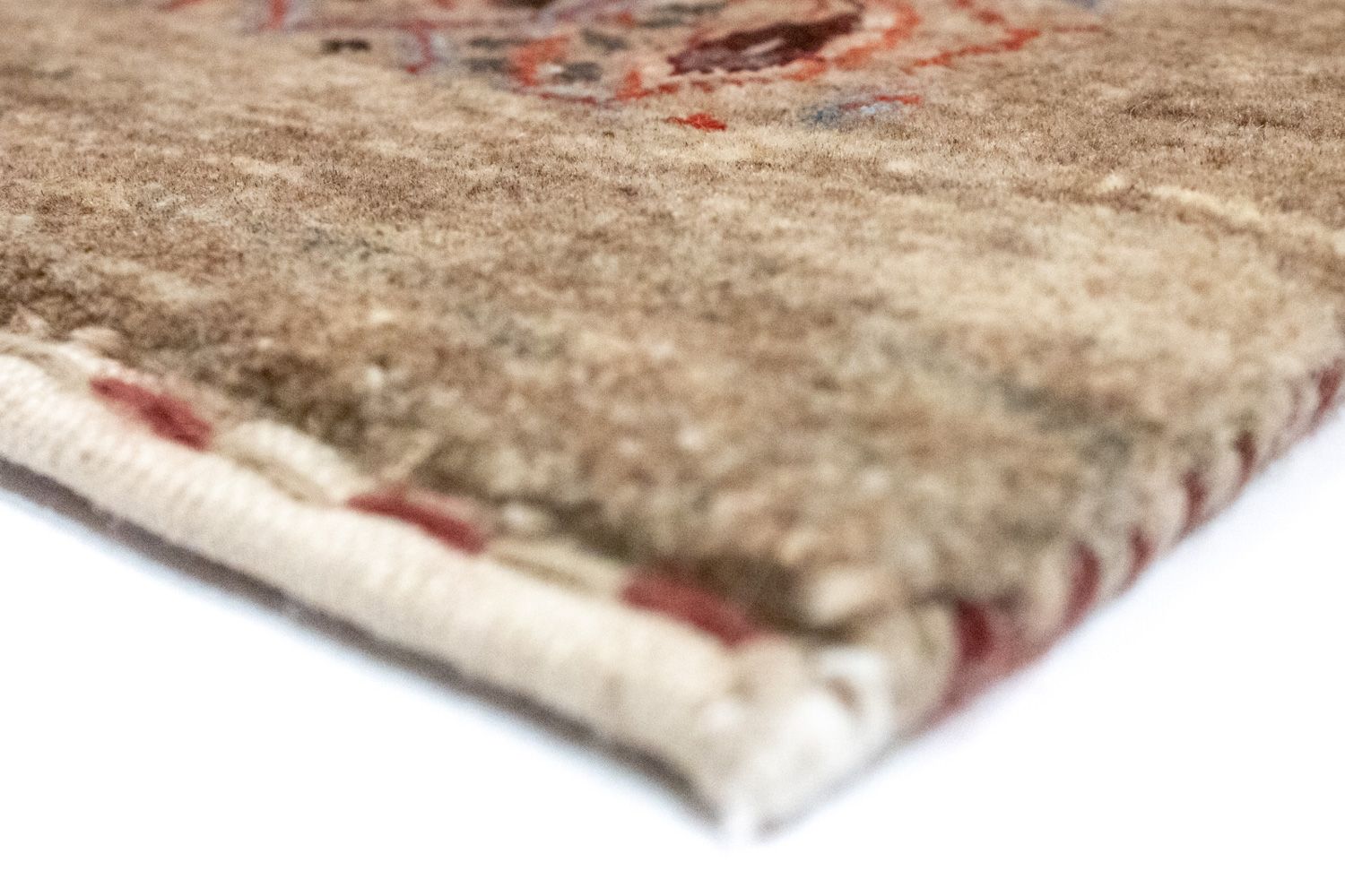 Gabbeh Tæppe - Loribaft Persisk - 258 x 166 cm - beige
