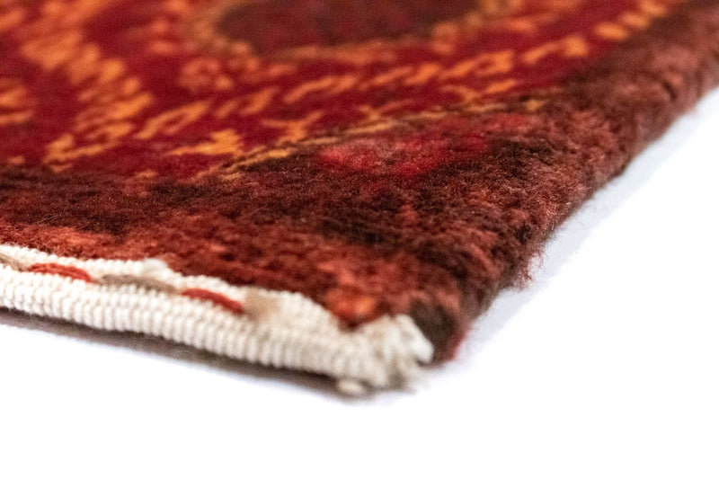 Gabbeh Tæppe - Loribaft Persisk - 242 x 172 cm - orange