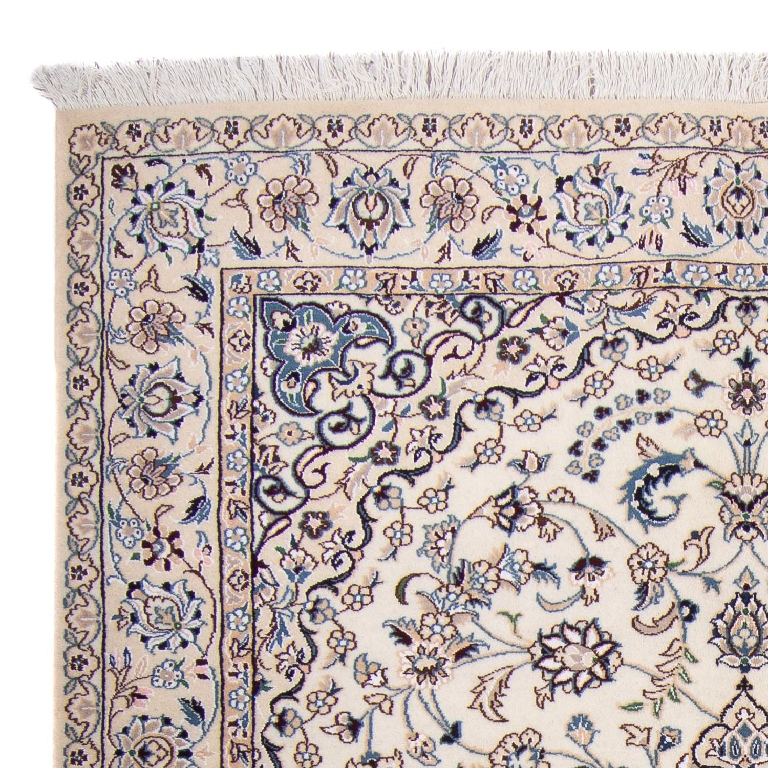 Persisk tæppe - Nain - Royal - 245 x 155 cm - beige