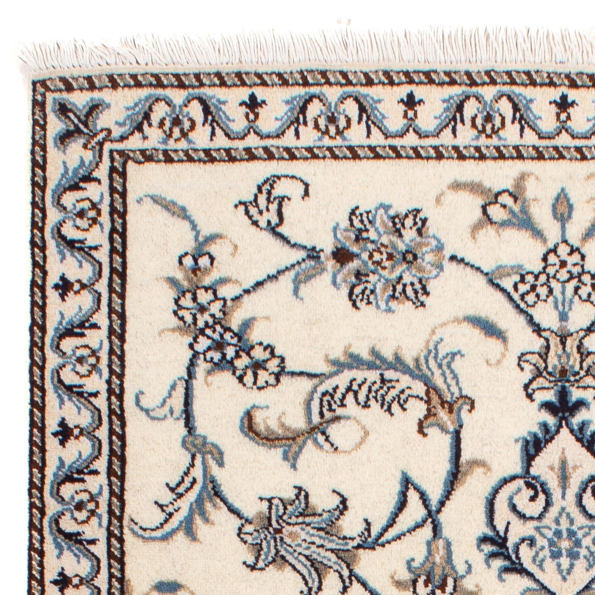 Persisk tæppe - Nain - 137 x 90 cm - beige