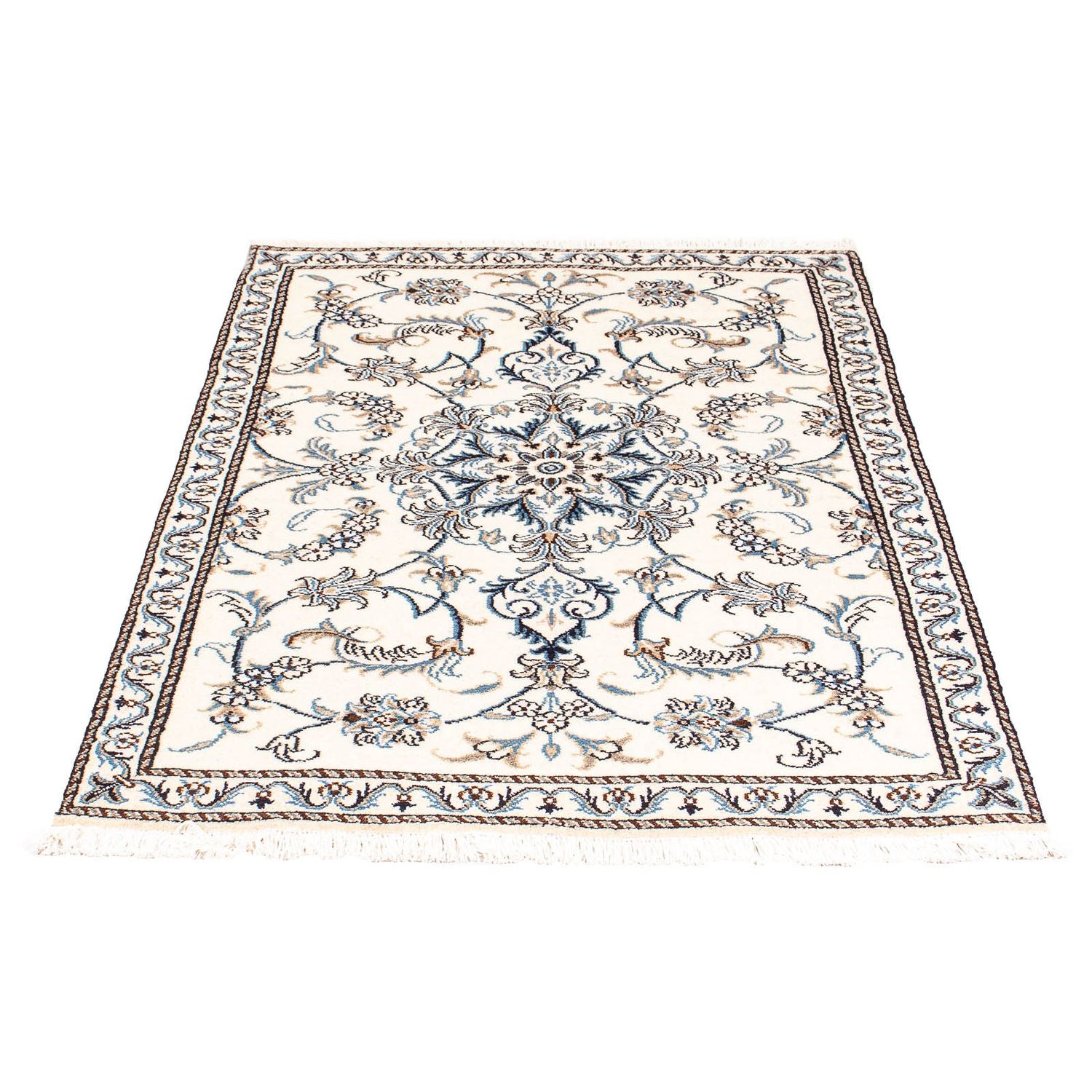 Persisk tæppe - Nain - 137 x 90 cm - beige