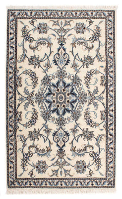 Persisk tæppe - Nain - 137 x 88 cm - beige