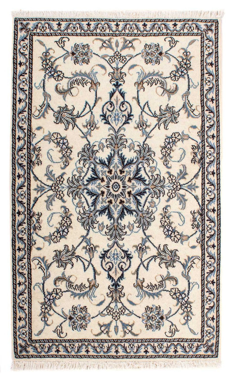 Persisk tæppe - Nain - 137 x 88 cm - beige