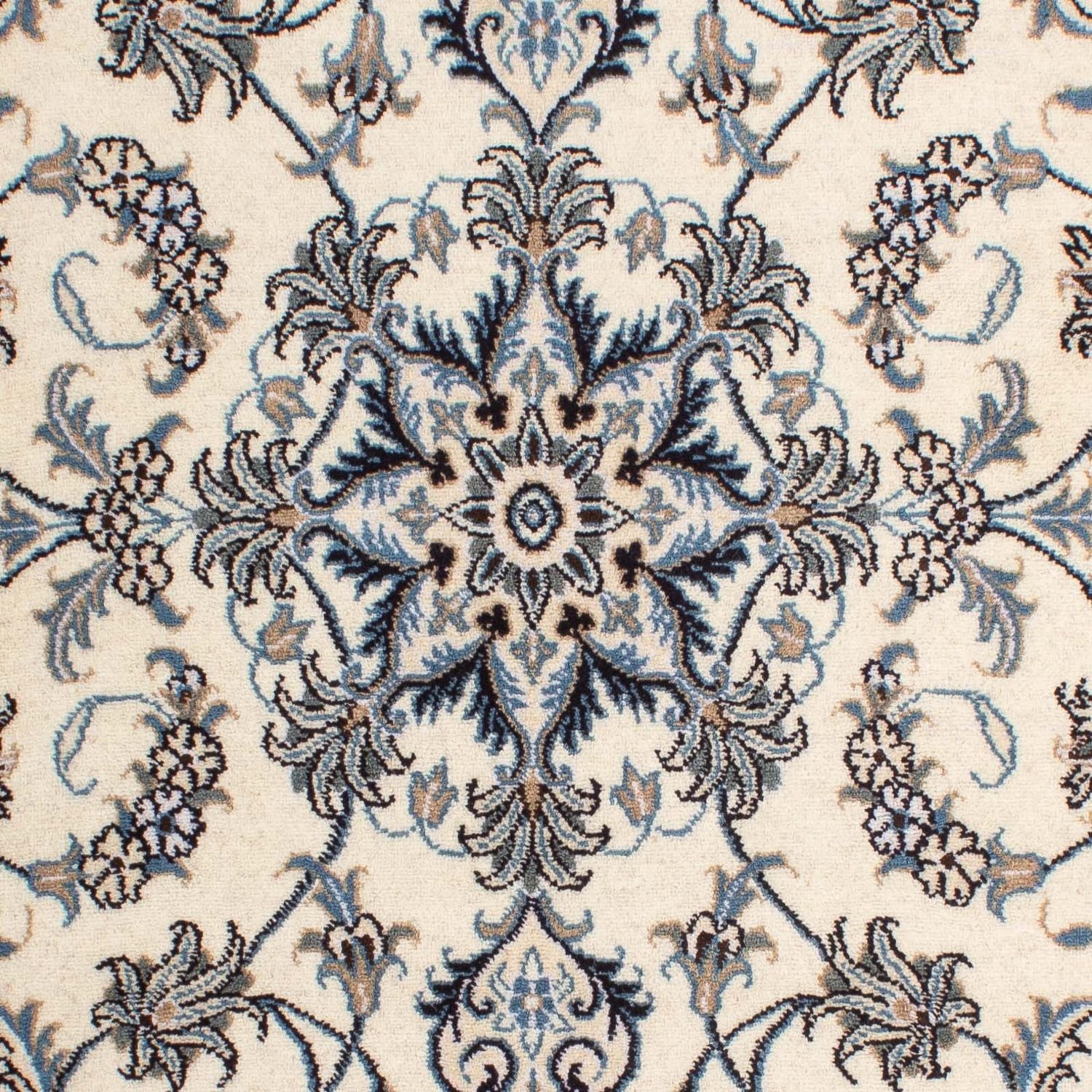 Persisk tæppe - Nain - 137 x 88 cm - beige