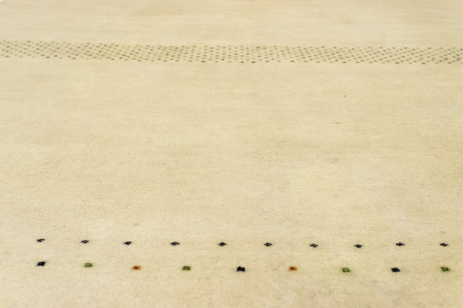 Gabbeh Tæppe - Loribaft Persisk - 238 x 175 cm - beige
