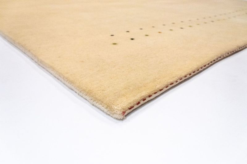 Gabbeh Tæppe - Loribaft Persisk - 238 x 175 cm - beige