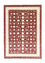 Designer tæppe - 236 x 165 cm - rød