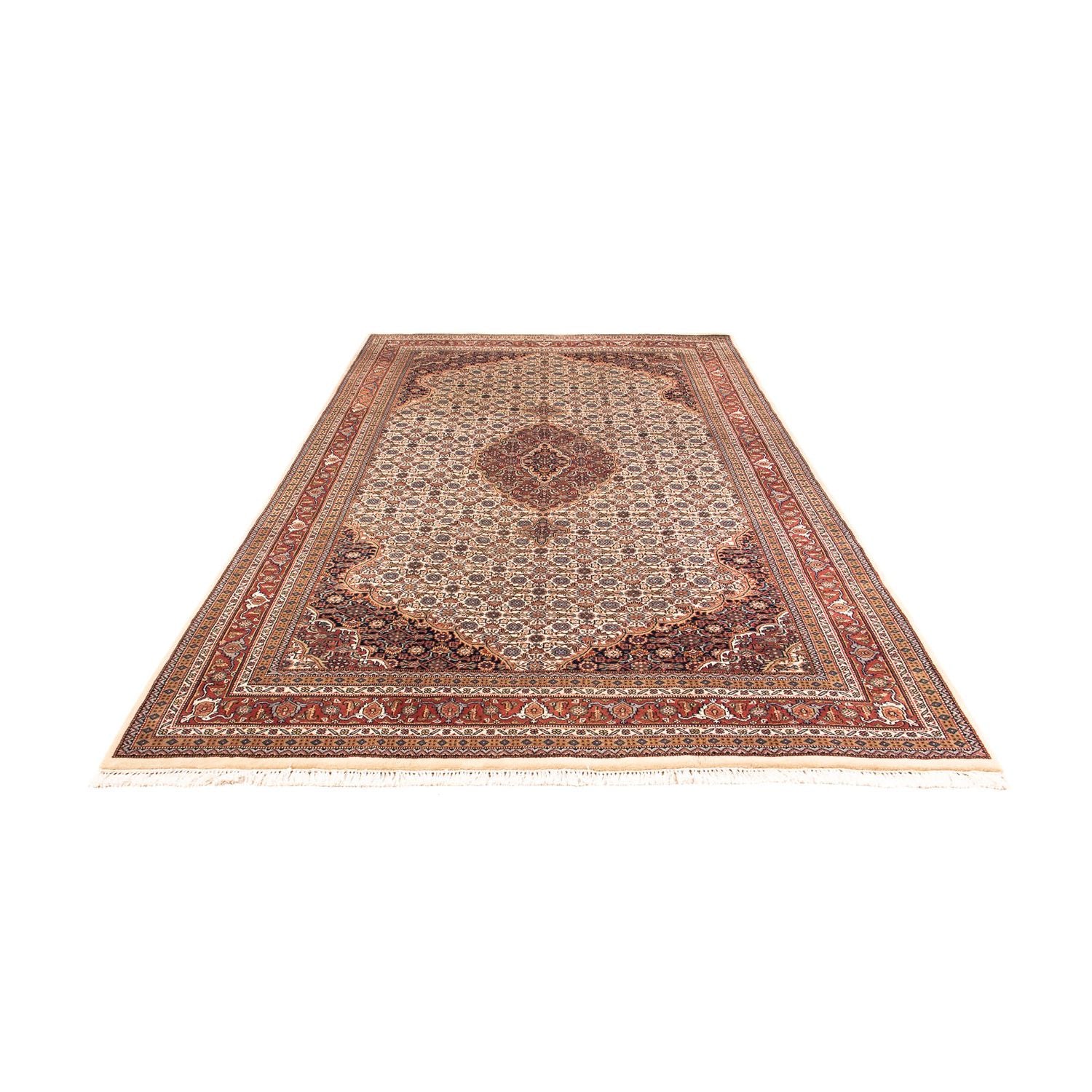 Orientalsk tæppe - Bijar - Indus - 305 x 196 cm - beige