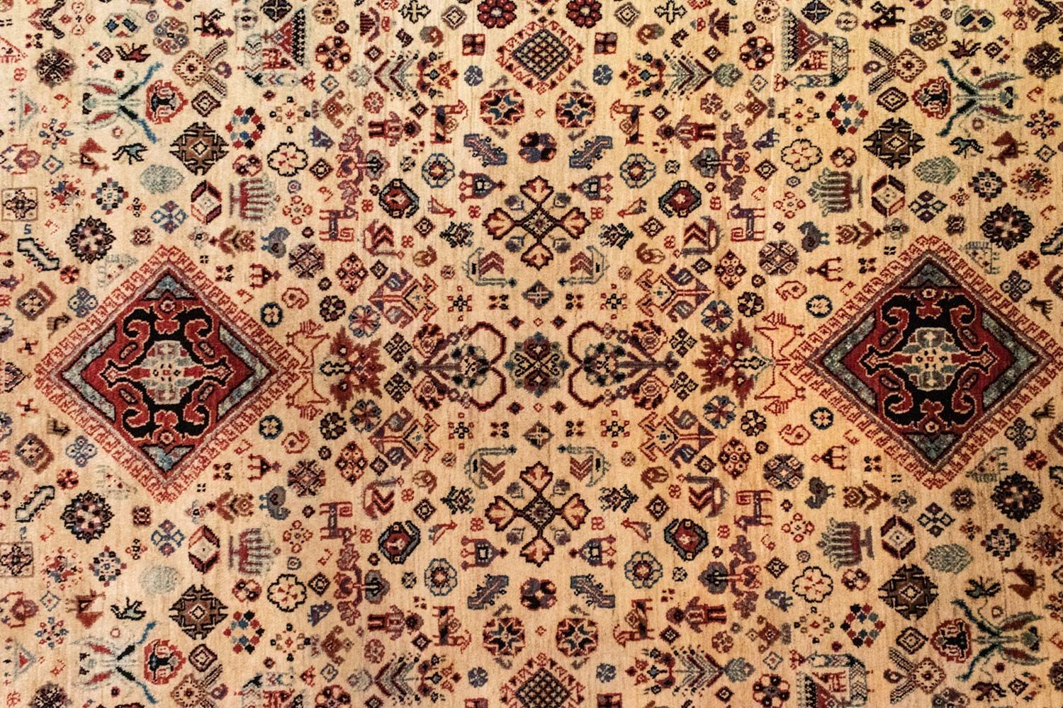 Persisk tæppe - Nomadisk - 257 x 170 cm - beige