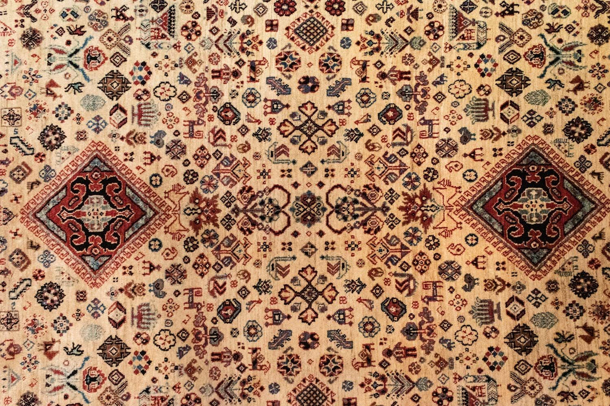 Persisk tæppe - Nomadisk - 257 x 170 cm - beige