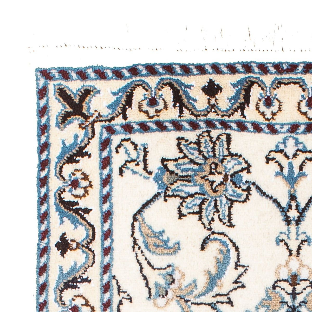 Persisk tæppe - Nain - 81 x 58 cm - beige