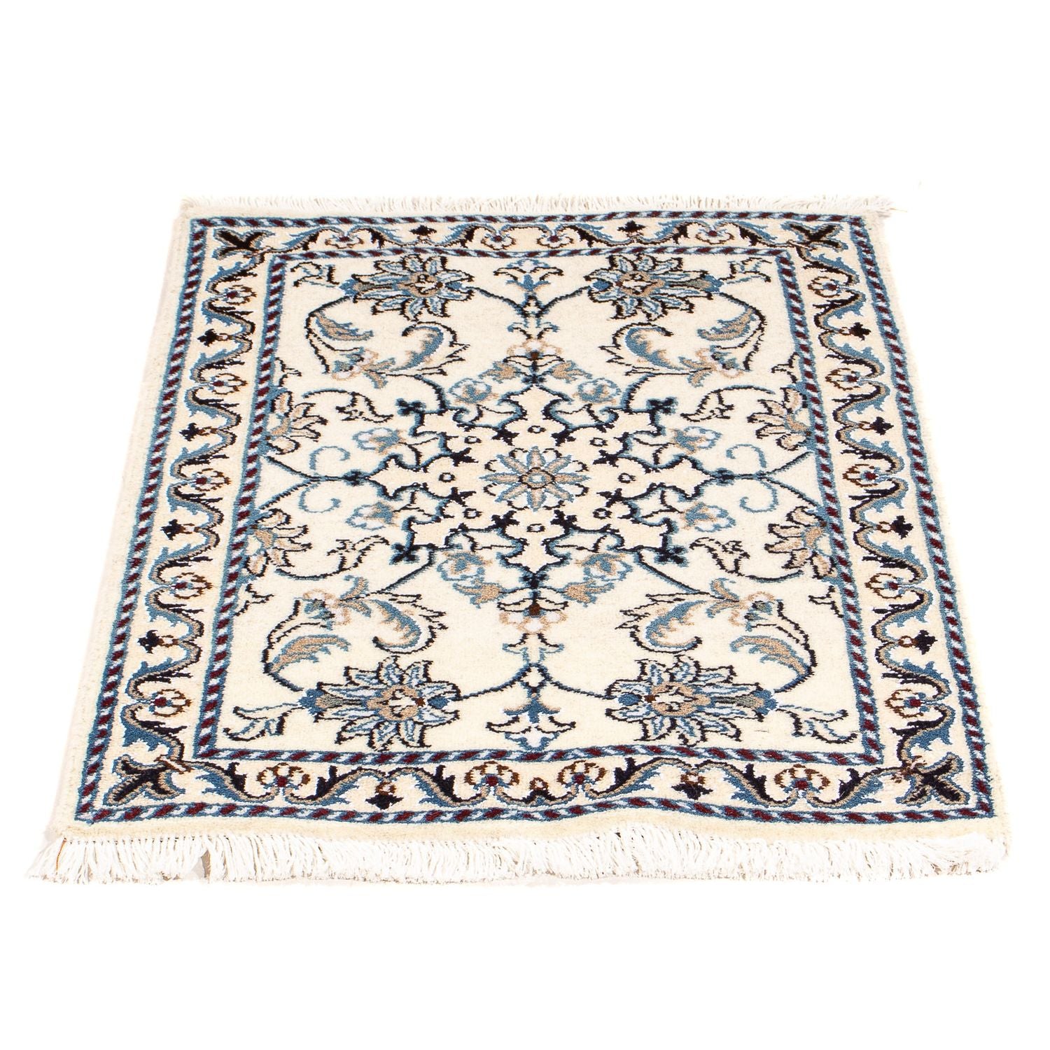 Persisk tæppe - Nain - 81 x 58 cm - beige