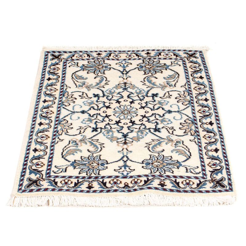Persisk tæppe - Nain - 81 x 58 cm - beige